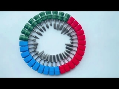 Poleren van carbide roterende file dubbel snijden wolfraam staal slijpkop