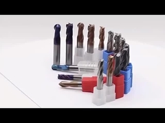 Gecoate wolfraamcarbide eindmolen 4 fluitensnijgereedschappen met hoge prestaties