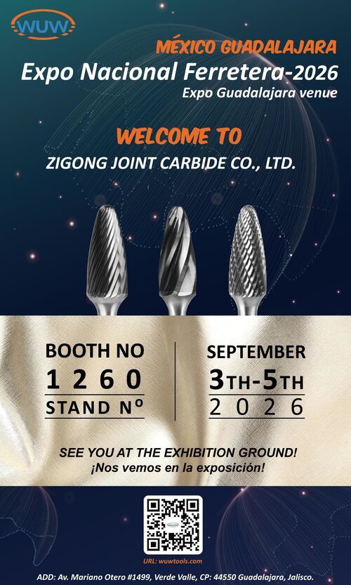 laatste bedrijfskennis over ZIGONG JOINT CARBIDE CO., LTD. (WUW) neemt deel aan Expo Nacional Ferretera 2026 in Guadalajara, Mexico