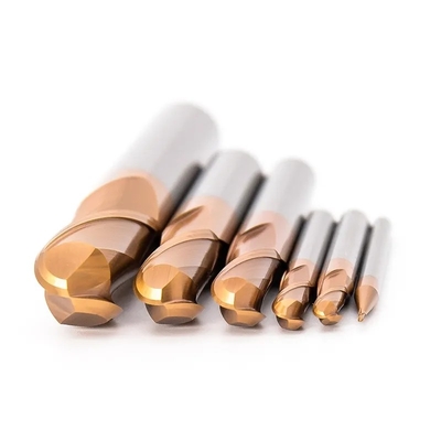 Goede prijs. TiAlN-gecoate 45-60° wolfraamcarbide-snijdmachine met 3-4 fluitjes online