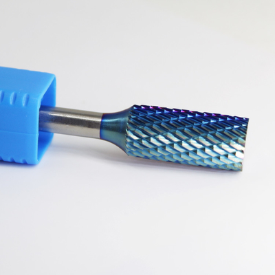 Goede prijs Gravure Blue Nano met coating cilindervorm met radius eind roterende Burr online
