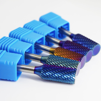Goede prijs. Efficiënte wolfraamcarbideboorgereedschappen Abrasive Nano Blauw beklede wolfraamcarbide roterende boor voor metaalbewerking online