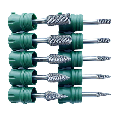 Goede prijs Type F 6MM 8MM 10MM 12MM Hoofd gesneden Dia Tungstencarbide Burrs Bits Boomvorm online