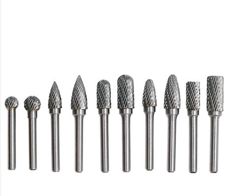 kwaliteit  Brazed Double Cut Rotary Files Carbide Burrs Set 50000RPM fabriek