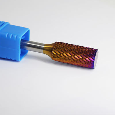 Goede prijs Boorstukken Elektrische snijgereedschappen Wolfraam Blauw Nano Koper Coating Carbide Burrs online
