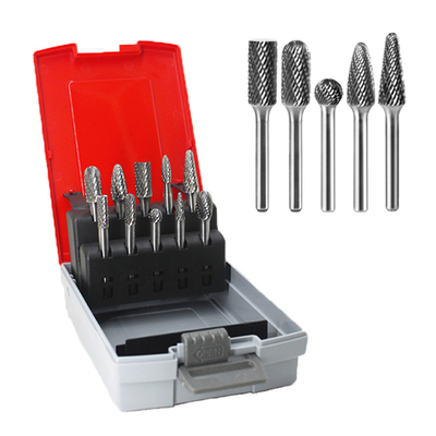 kwaliteit Precision Cutting Tungsten Carbide Burr Set voor het slijpen van polijstvormen fabriek