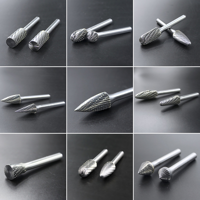 Goede prijs. Volframcarbide Burr Set Zilver slijpvormen BOM/ROND BOM/CYLINDRISCH BOR BURRS Kleur Zilver voor slijpen online