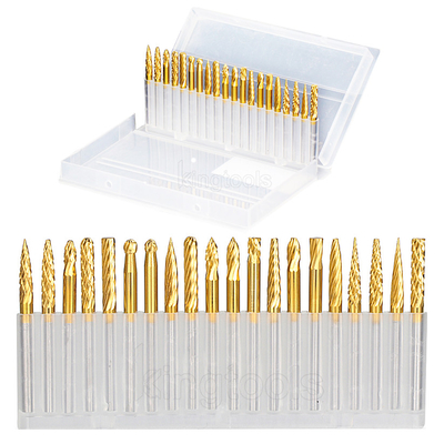 Goede prijs. Scherpe snijdkanten Cobalt Ingrediënt Precision Wolfram Carbide Burr Set met 1/8-1/4 inch Sjang Grootte online