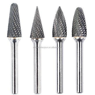 Goede prijs. 10 stuks wolfraamcarbideburren set 6mm 1/4 staaf dubbel gesneden voor metaal hout online