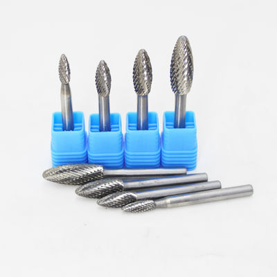 Goede prijs. 3mm and 6mm Extended Length Flame Shape Carbide Burr Die Grinder Bit for Metal Grinding online
