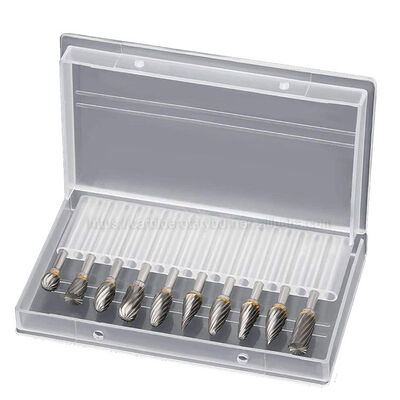 Goede prijs. 10 stuks wolfraamcarbide roterende frees set met 1/8