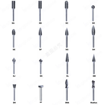 Goede prijs. Gesinterd wolfraamcarbide roterende boor met 1/4