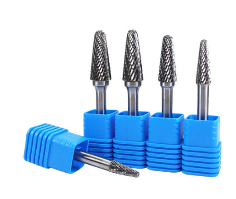 Goede prijs De zilveren 6mm Dubbele Vorm van de Besnoeiingsboom met Straalbeëindigen die de Braam van Bits Carbide Rotary van de Matrijzenmolen malen online